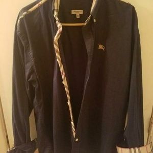 Burberry button up shirt 3xl